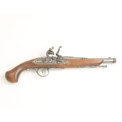 18TH CENTURY ENGRAVED NON FIRING FLINTLOCK PISTOL G