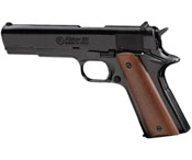 Colt .45 1911 BLANK FIRING Gun 8mm Black-Wood