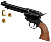 1873 Peacemaker 9 MM Blank Gun Black-Wood