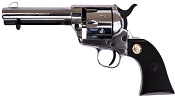 1873 Peacemaker 9 MM Blank Gun Silver-Black