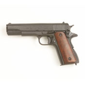 M1911 GOVT SEMI AUTO NICKEL FINISH NON FIRING REPLICA GUN M