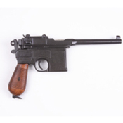 1896 MAUSER AUTOMATIC PISTOL WITH WOOD GRIPS NON FIRING REPLICA
