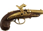 Philadelphia Derringer Non Firing Replica -Brass